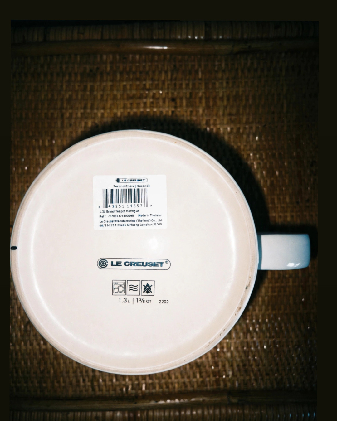 Le Creuset Stoneware Grand Teapot (1.3L) in Meringue