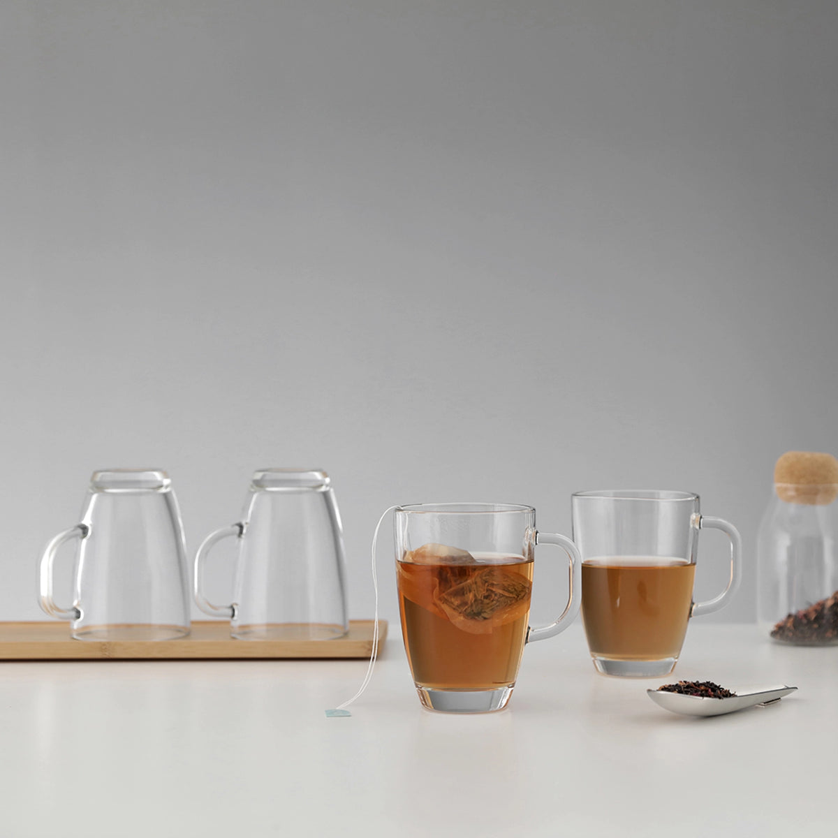 Tea / Coffee Mug Set - Express™ - Glass - Set of 4