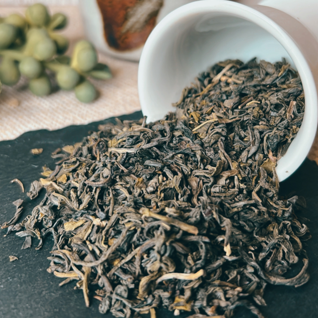 Organic Jasmine Green Loose Leaf Tea – Fragrant & Floral, Perfect For Everyday Brewing