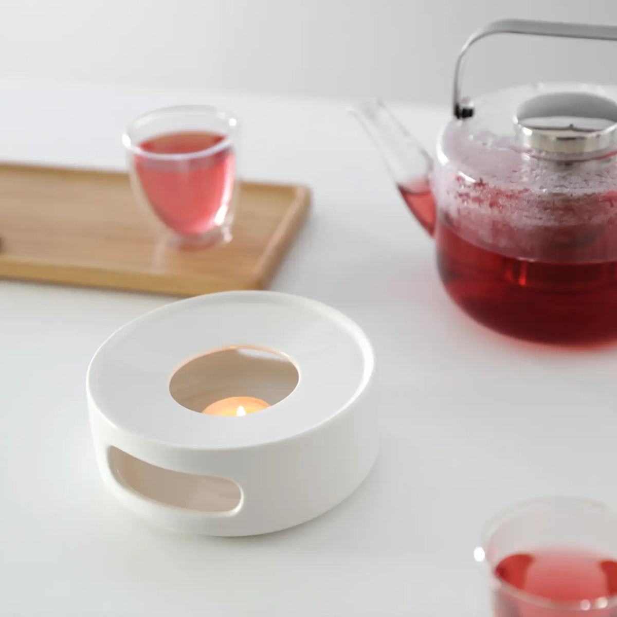 Tealight Teapot Warmer - Minima™ - Porcelain