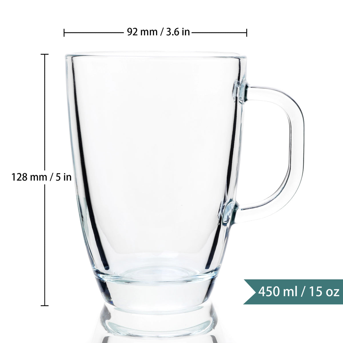 Tea / Coffee Mug Set - Express™ - Glass - Set of 4