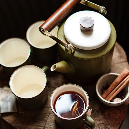 Barebones Enamel 2-Tone Kettle