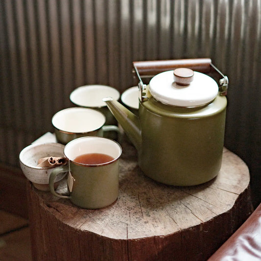 Barebones Enamel 2-Tone Kettle
