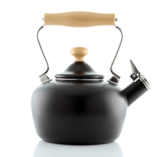 Enamel-On-Steel Carinawood Teakettle (1.8 Qt)